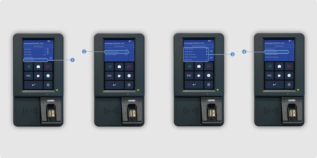 WLAN TimeTac Evo Smart Terminal