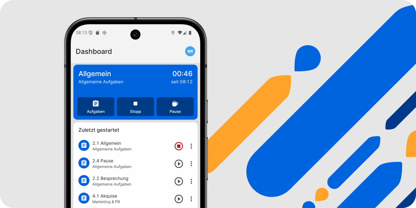 TimeTac-App Updates auf dem iPhone – mobile Zeiterfassung per App