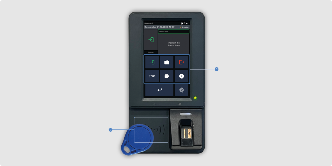 RFID Transponder TimeTac Evo Smart Terminal