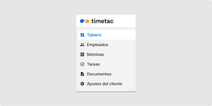 Linkes Seitenmenü Payroll Connect