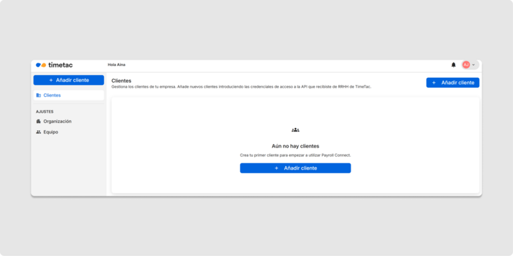 Mandant anlegen in Payroll Connect