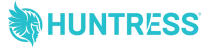 Huntress white logo