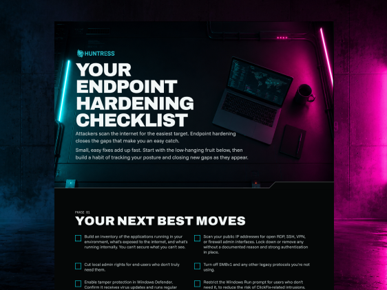 Your Endpoint Hardening Checklist