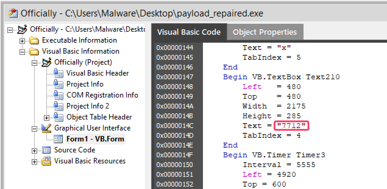 hardcoded C2 port