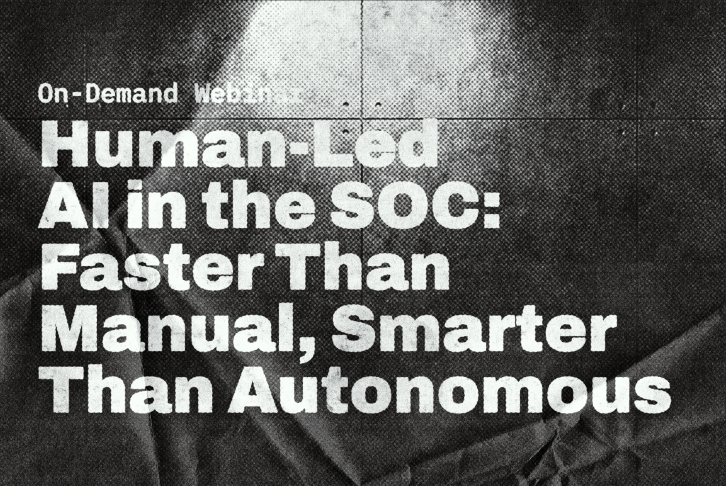 Human-Led AI in the SOC: Faster Than Manual, Smarter Than Autonomous