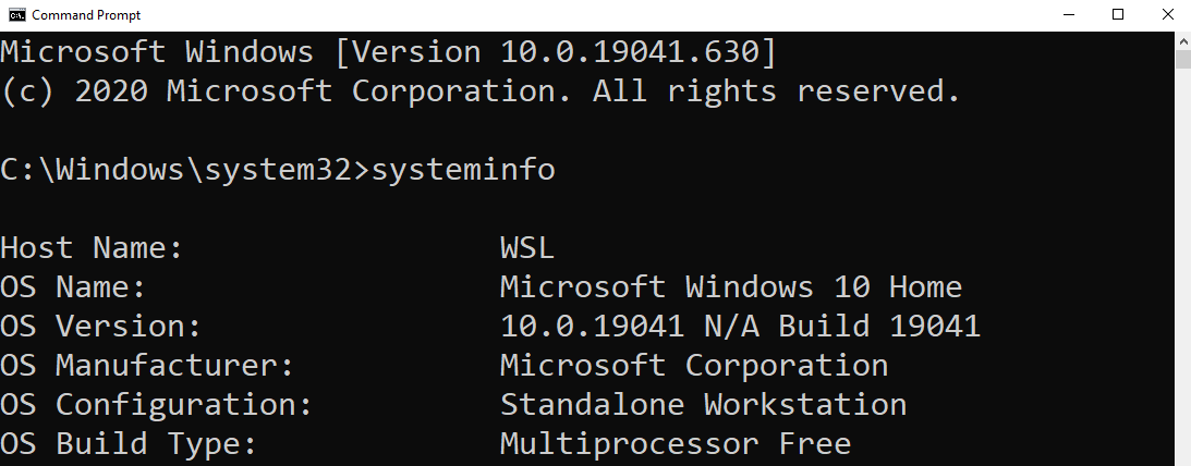 command prompt