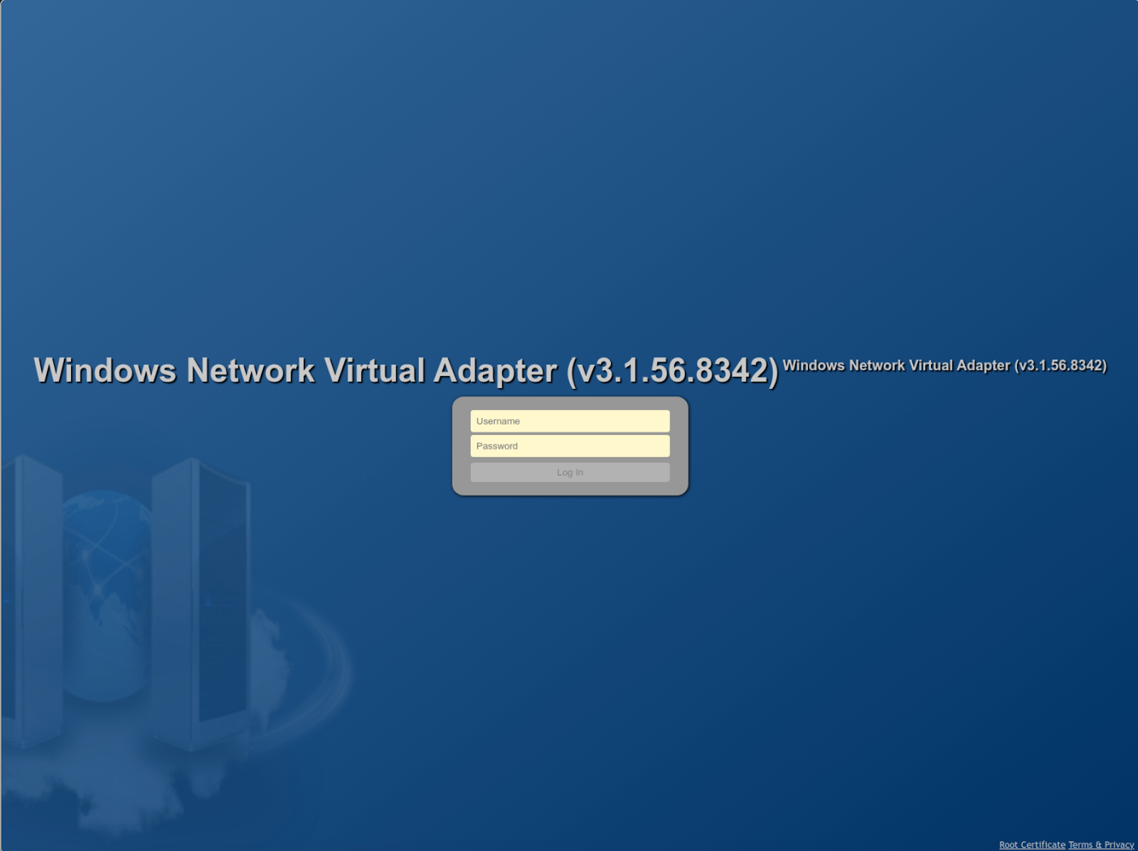 Login for masquerading MeshAgent Remote Access Server  