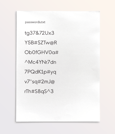 passwords