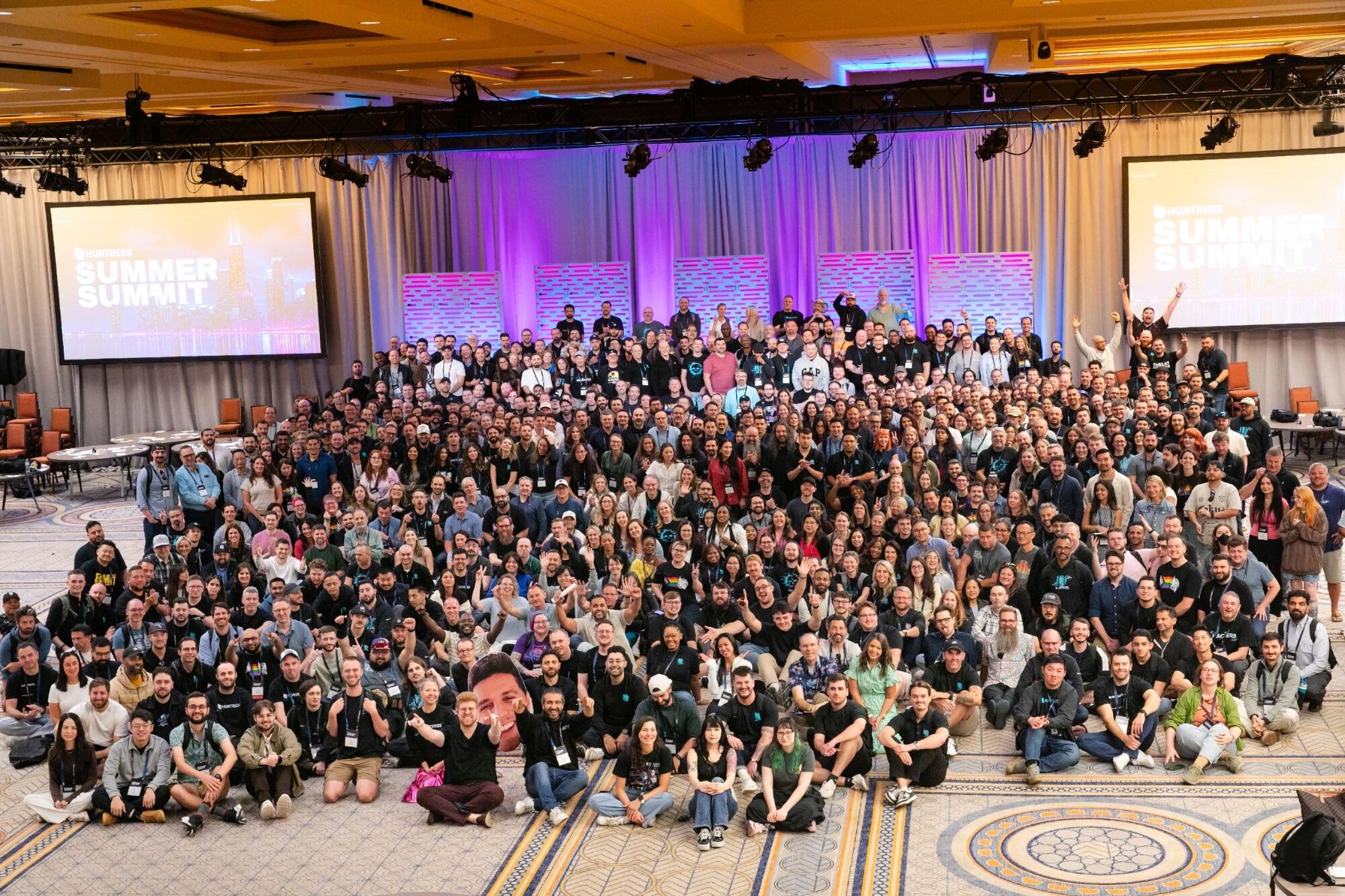Huntress Summer Summit 2026 photo of all Huntress attendees