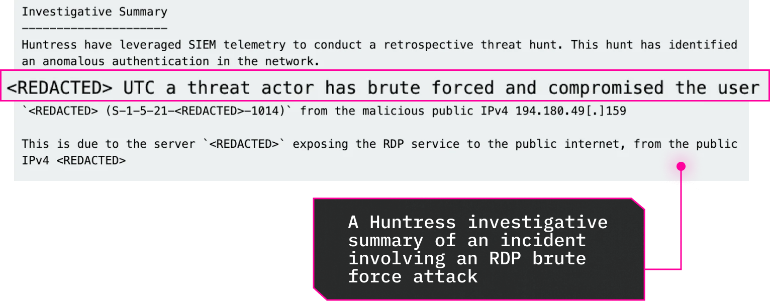 Huntress platform