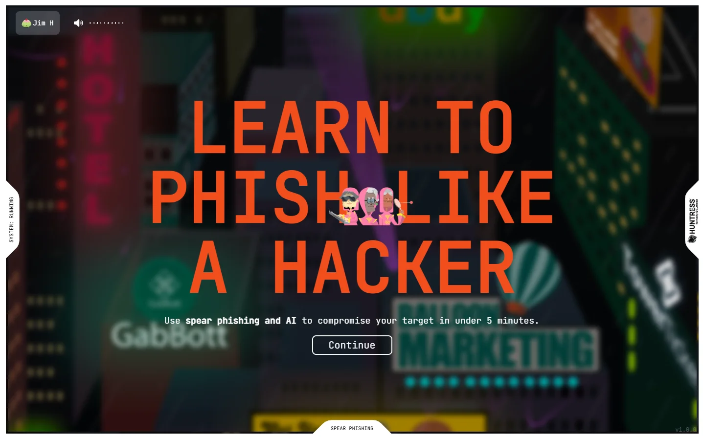 Spear Phishing simulation preview