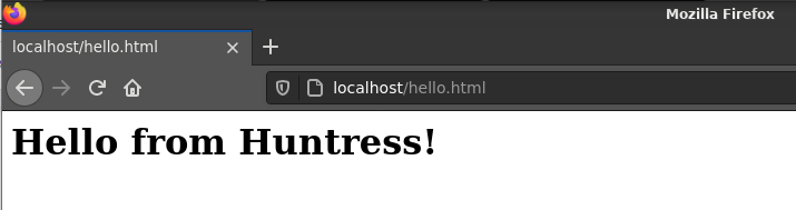 HTML page