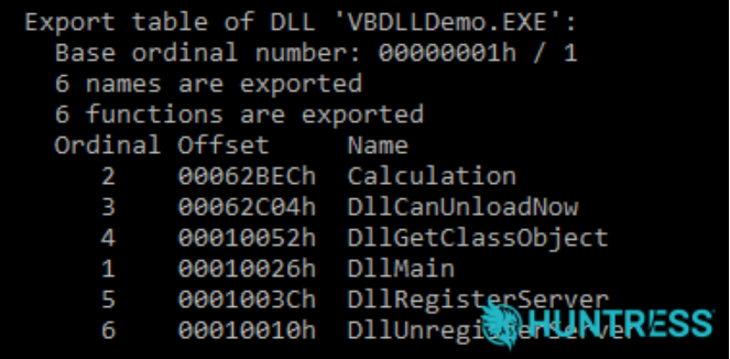DLL functions