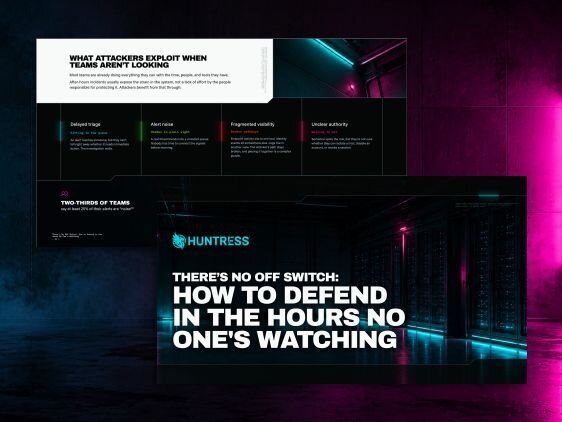 Protect your organization in the hours no one's watching