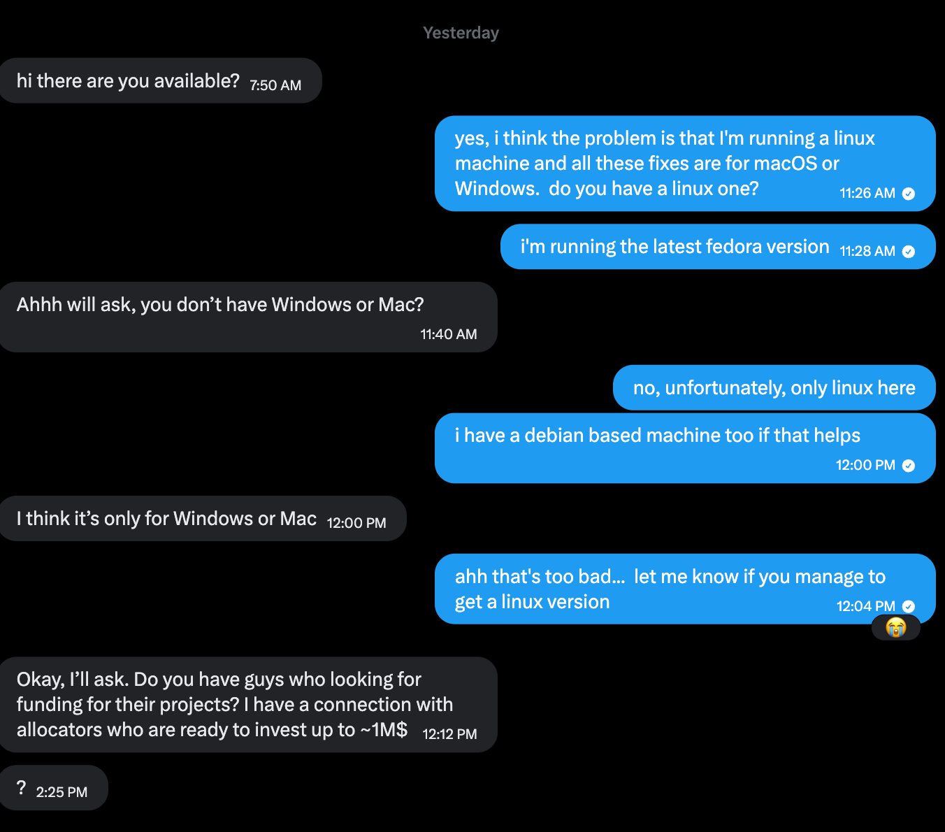 Threat actor tries one final ploy