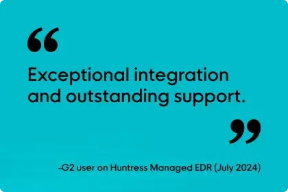 G2 Quote: Exceptional Integration and outstanding support