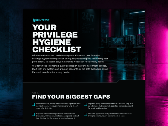 Your Privilege Hygiene Checklist