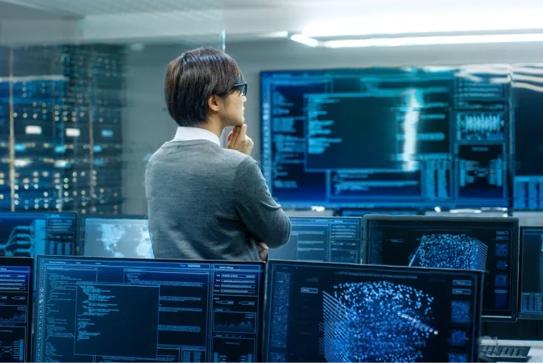 Cybersecurity experts validate alerts and escalate them.