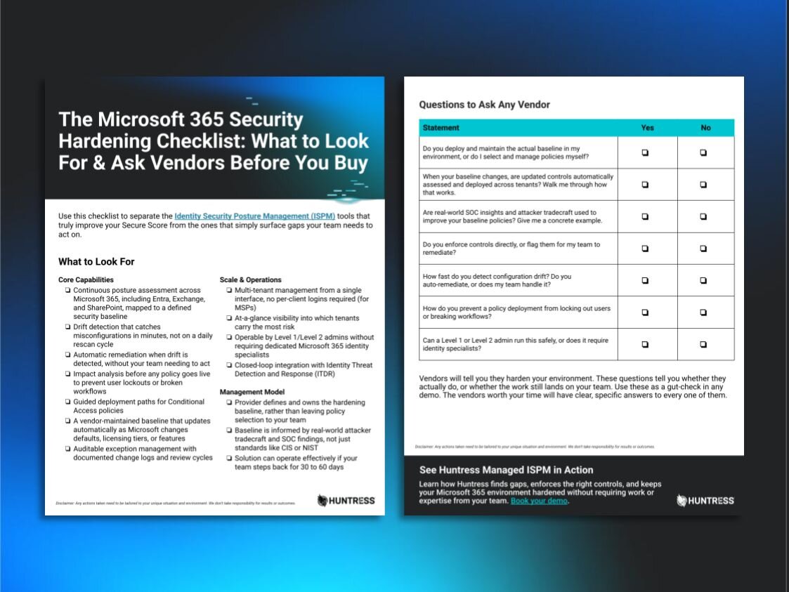 The Microsoft 365 Security Hardening Checklist