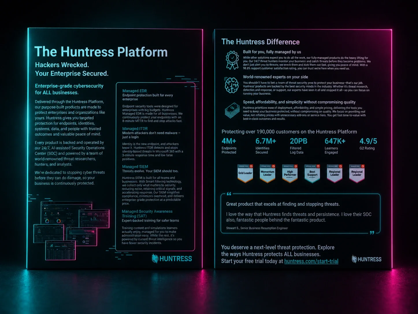 The Huntress Security Platform Overview Datasheet