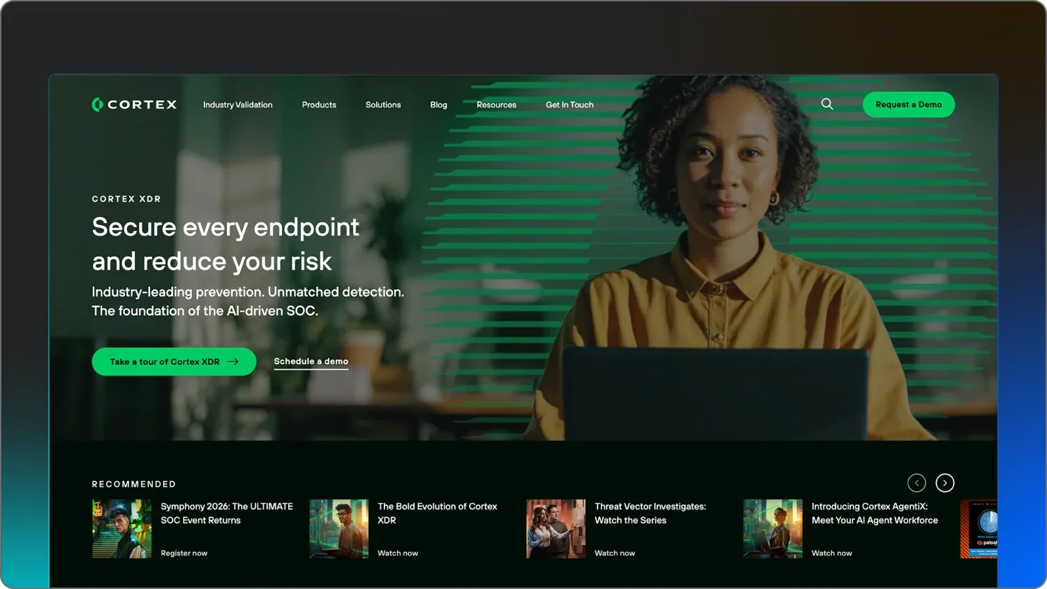  A screenshot of Palo Alto Networks Cortex XDR.