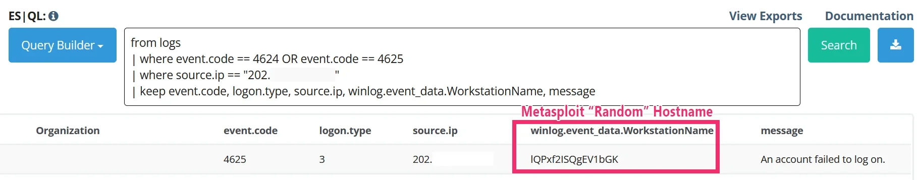 Finding evil via Managed SIEM search feature