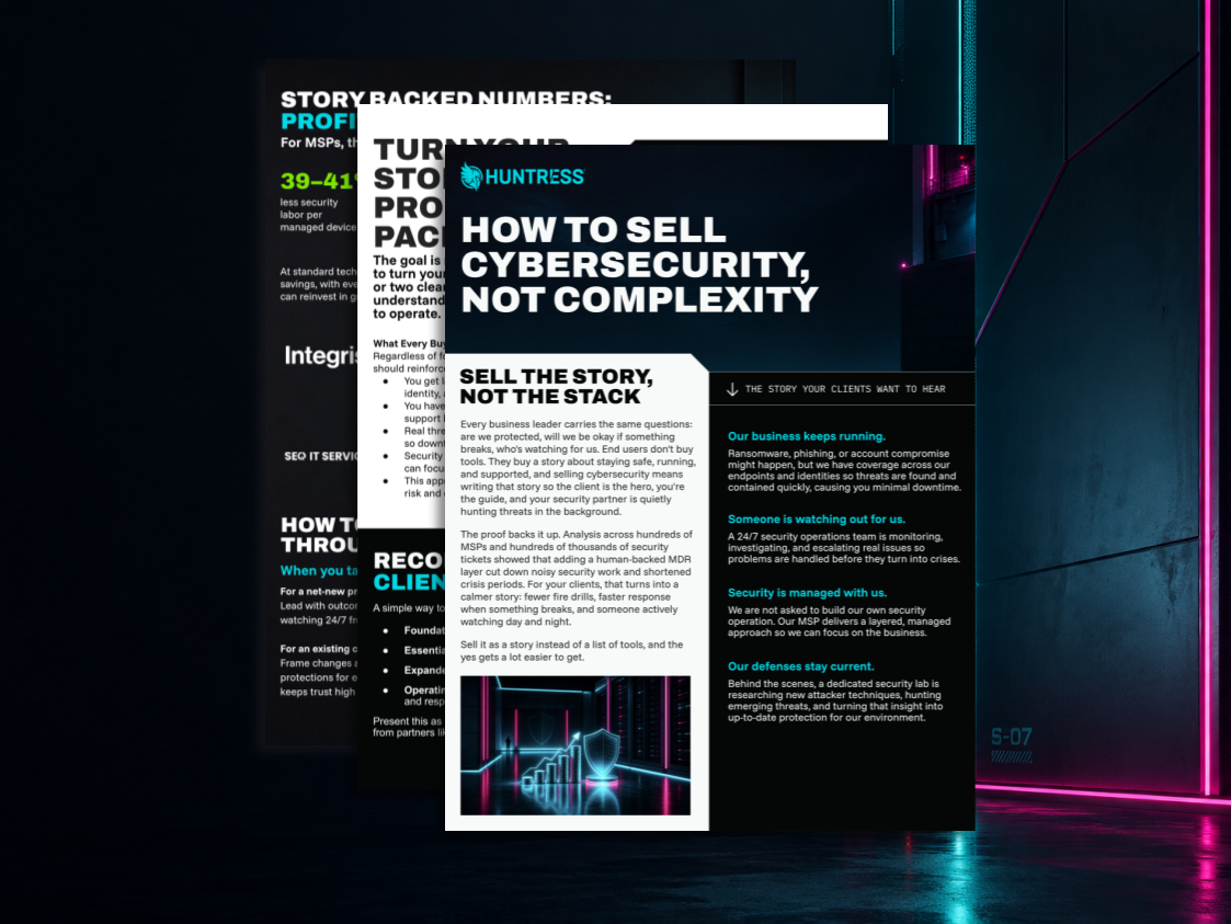 Selling Cybersecurity, Not Complexity