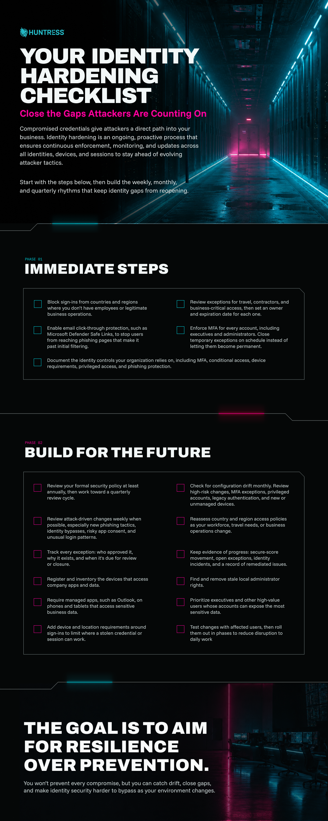 Your Identity Hardening Checklist: immediate steps and build-for-the-future steps