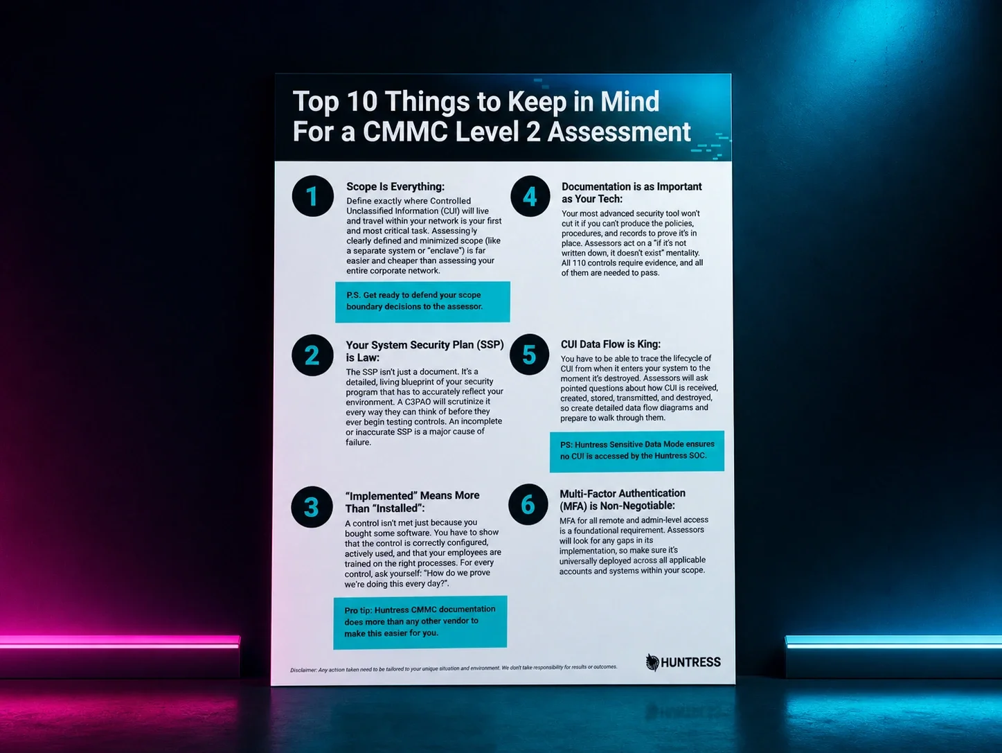 CMMC: Top 10 Things to be Mindful Of