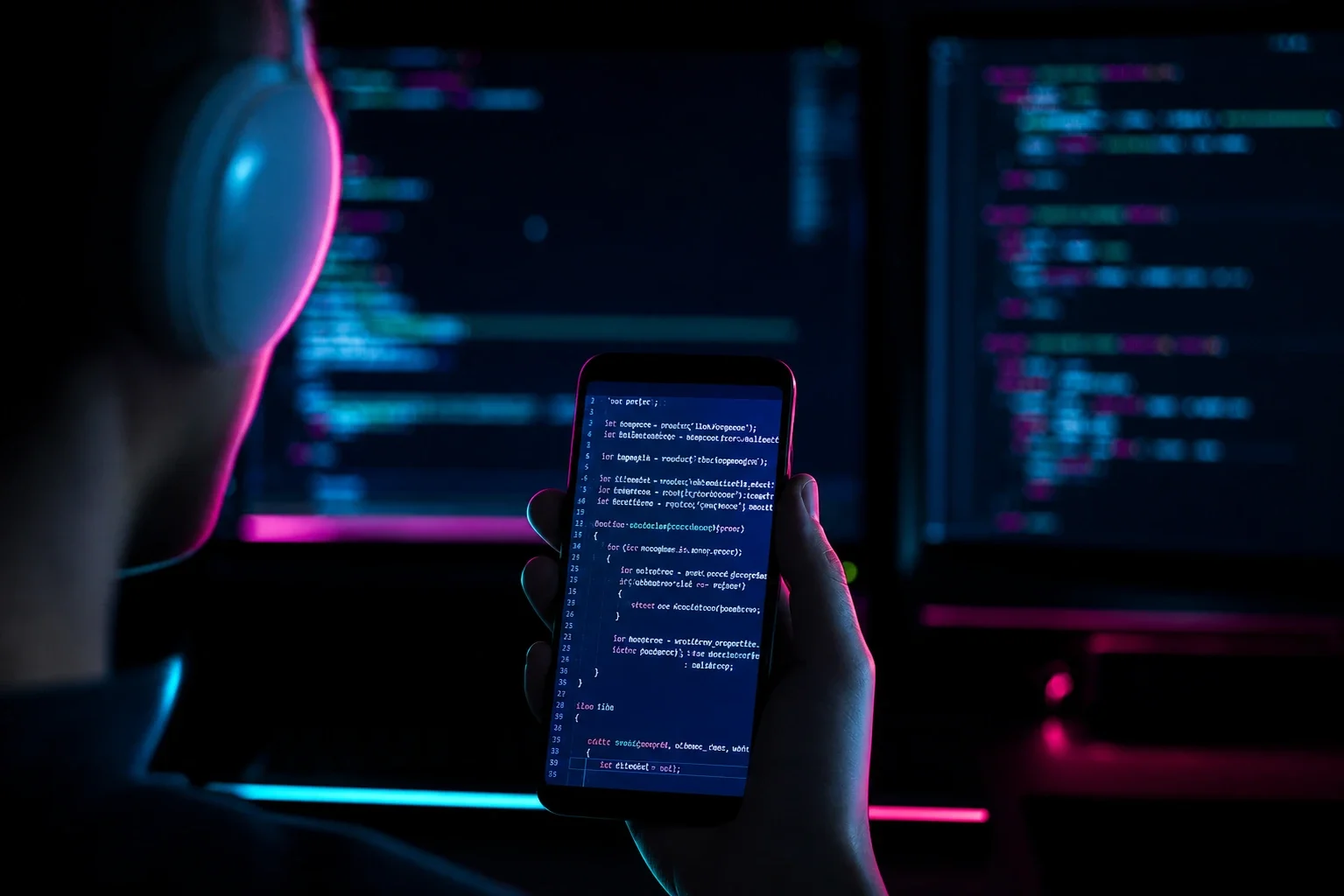 Man with a Phone