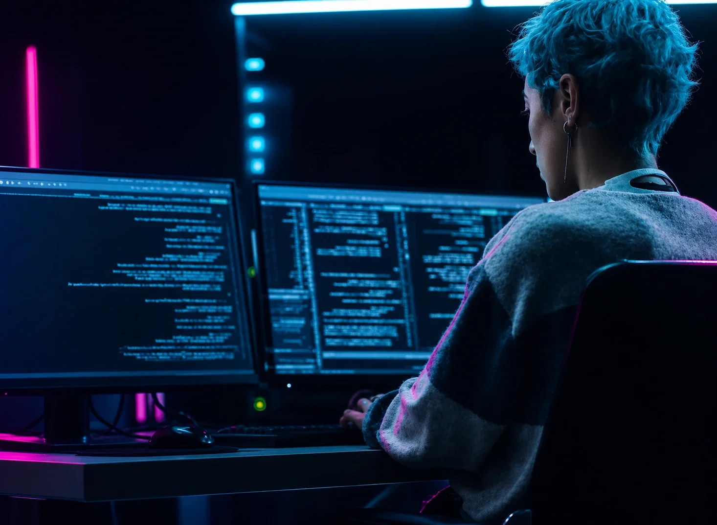 woman at laptop