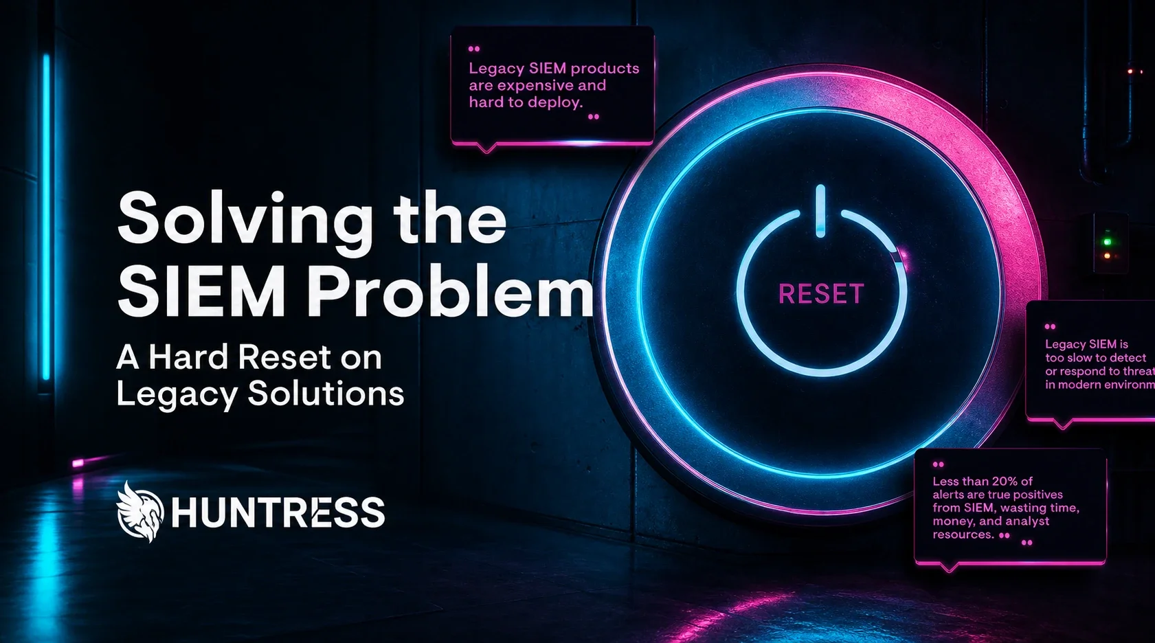 Solving the SIEM Problem: A Hard Reset on Legacy Solutions