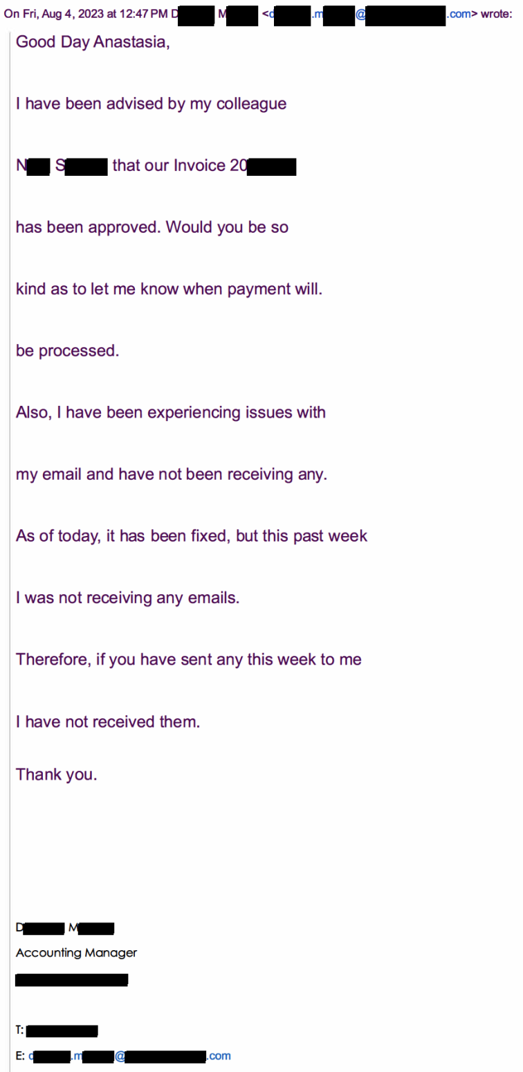 Email issues