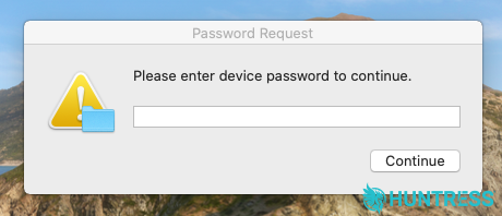 Password prompt during application bundle install