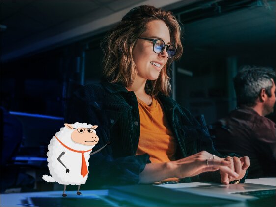 Women employee typing on the laptop - GDAP Webinar