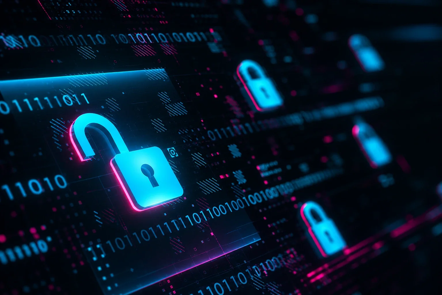 Representation of open and closed locks