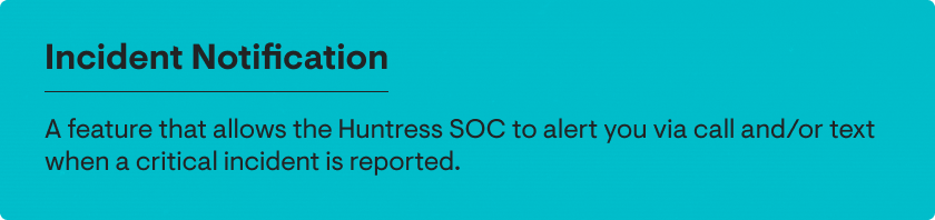Definition - Incident Notification (1)