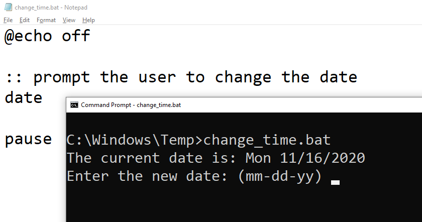 batch script