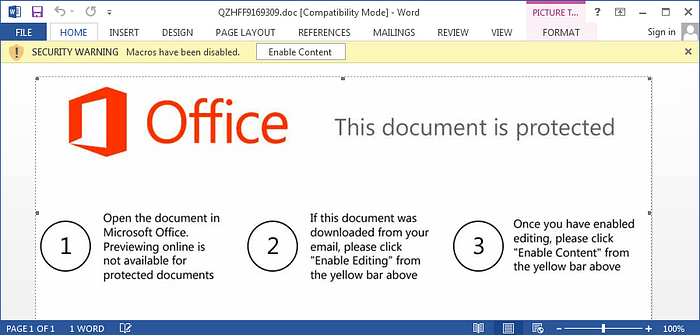 Protected Office Document