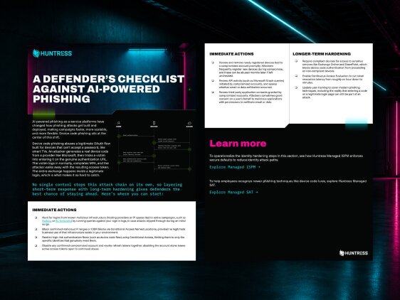 A Defender’s Checklist Against AI-Powered Phishing