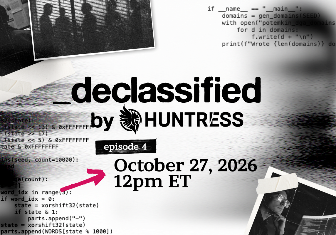 Huntress platform