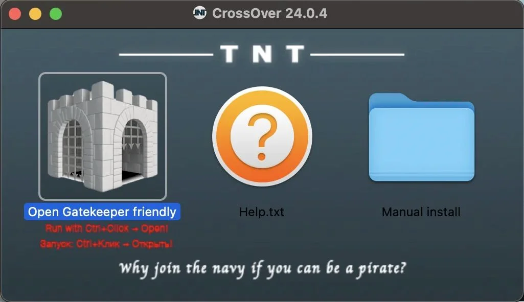 Cracked applications