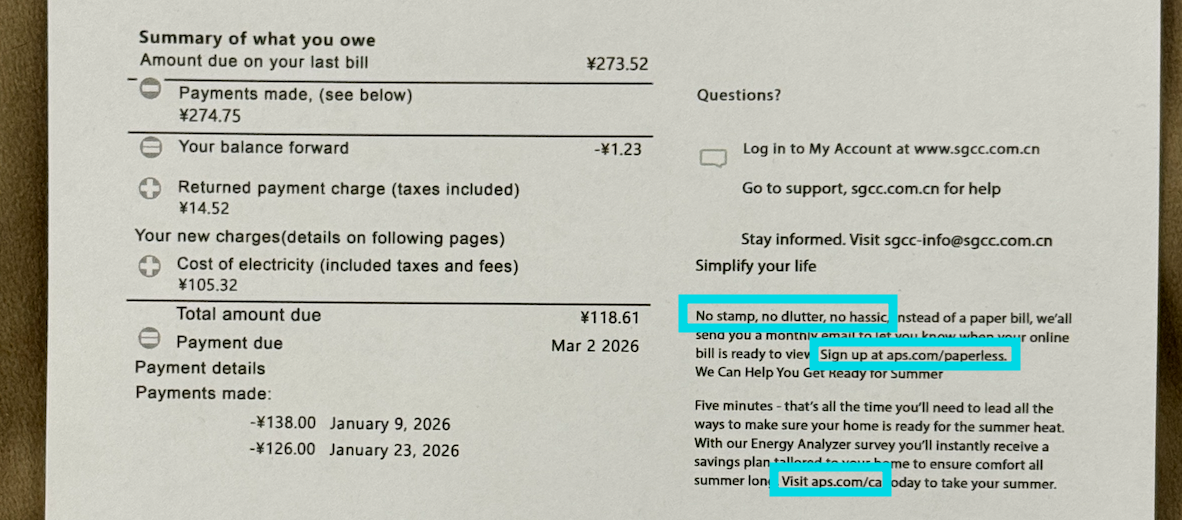 Figure 3: Word anomalies in electricity bill for person 2