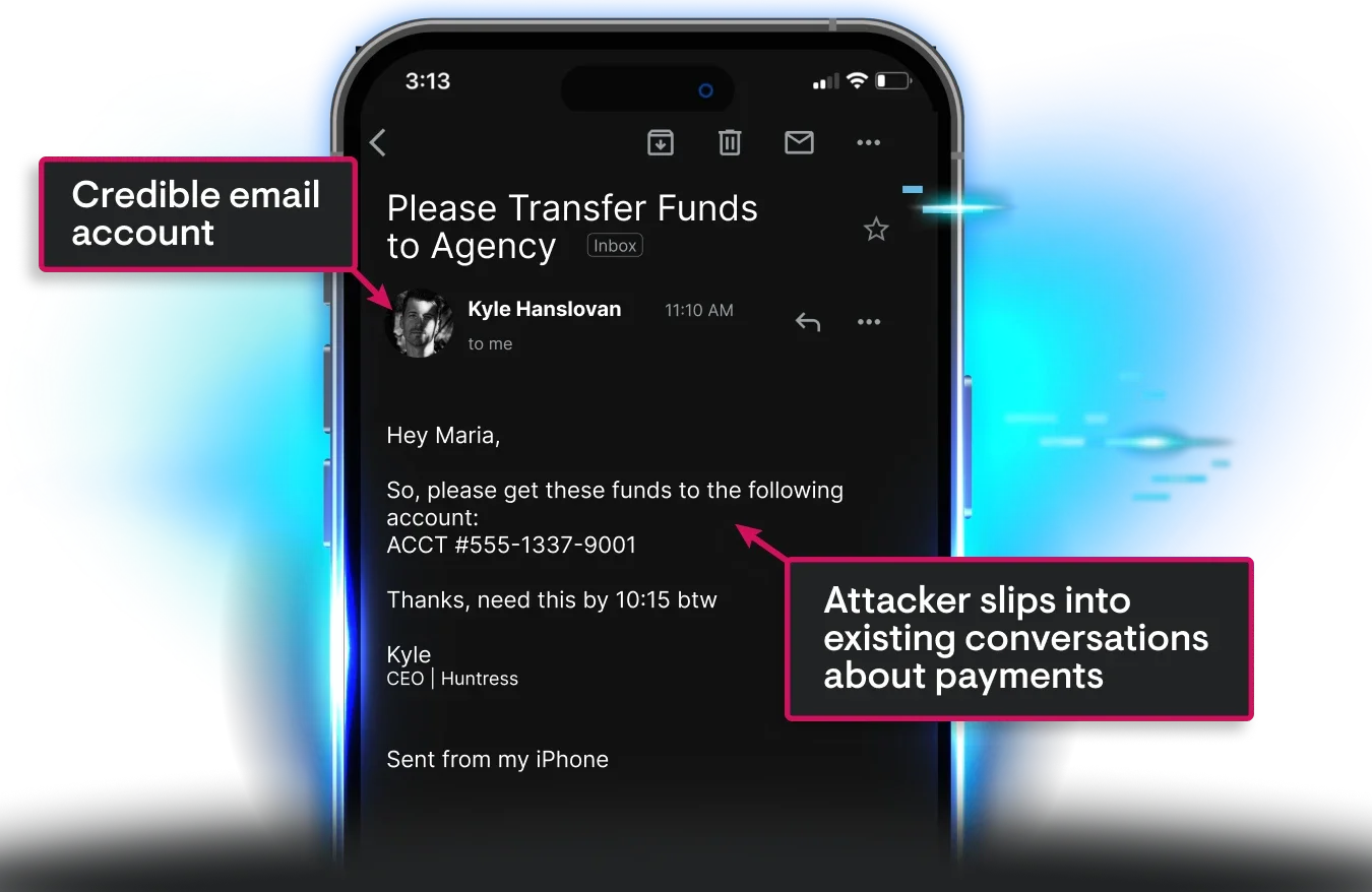 Cell Phone with attacker tradecraft called out