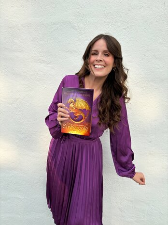 Rachelle Nelson holding Embergold