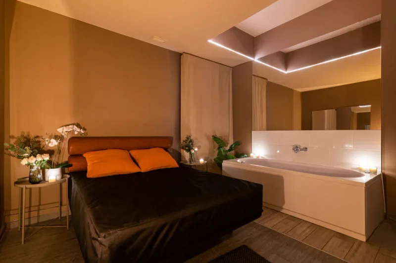 Elegant lounge area designed for relaxation and comfort