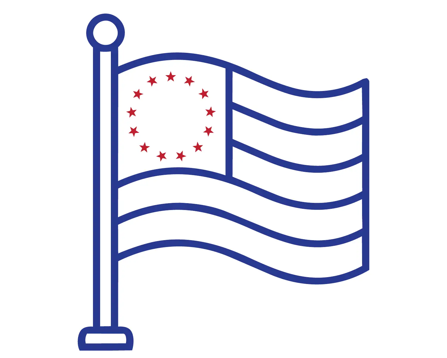 Colonial Flag Betsey Ross