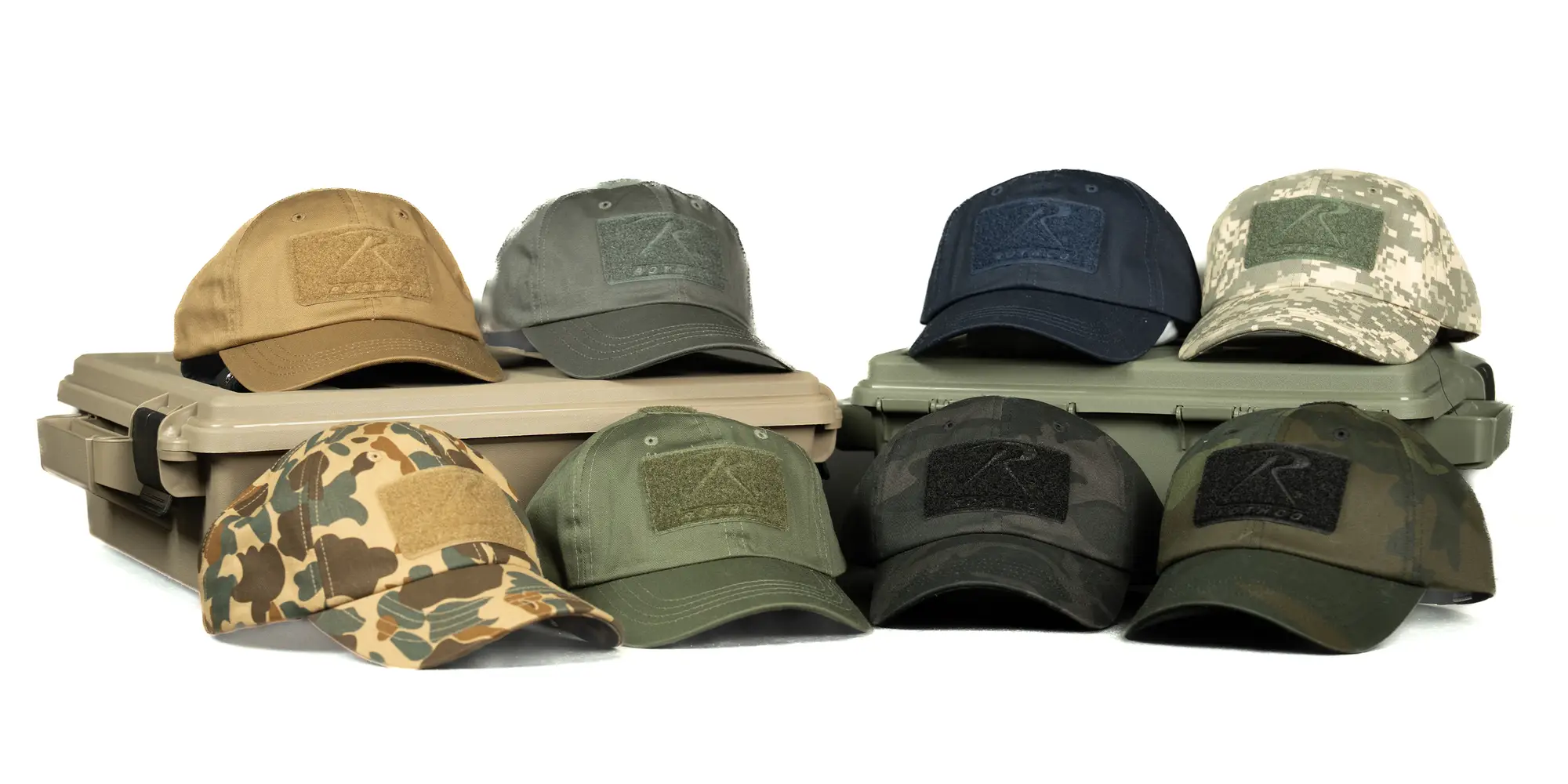 Hero Banner of tactical caps and baseball hats 