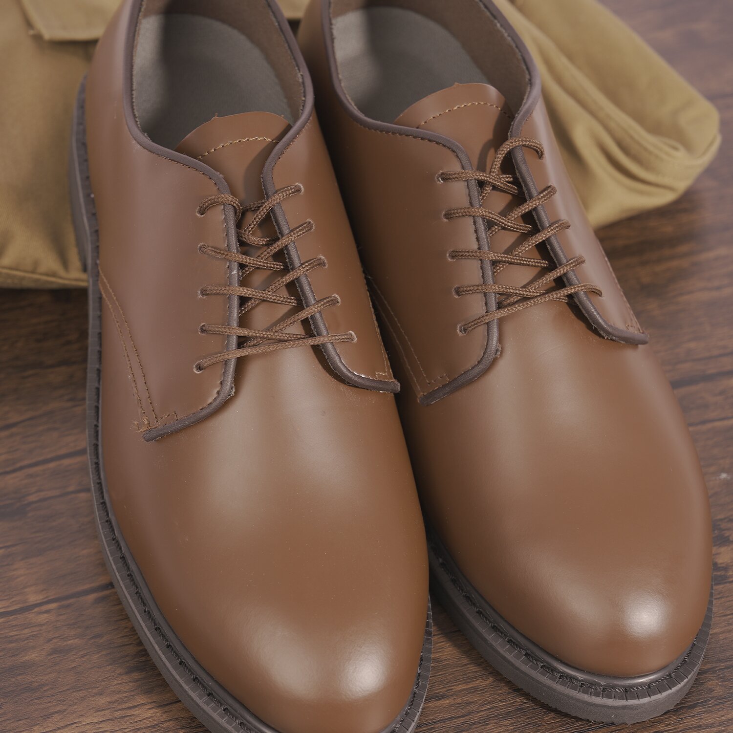 Brown Uniform Oxfords 